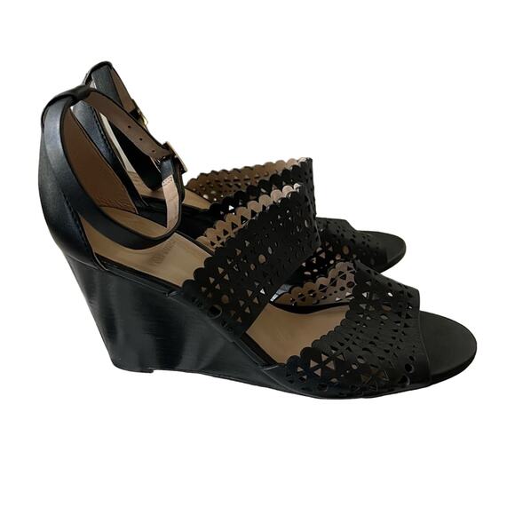 Tory Burch Wedge Heels Sandals Shoes Women’s 6 - Picture 1 of 10